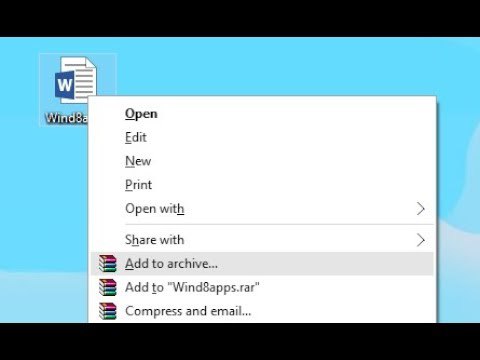opening rar files with windows 10